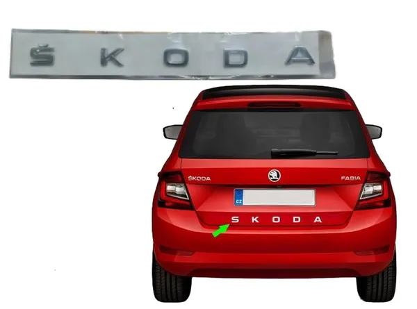 Emblem_car_Chrome_Letters_Decal/Monogram_Bonnet_Stickers_Accessories_Alphabets_in_Chrome_for_Skoda.