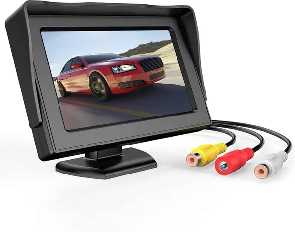 4.3-Inch_Car_Rear_View_Monitor_with_Sunshade_|_TFT_LCD_Display_for_Reverse_Camera_|_AV_Input_with_RCA_Connectors_|_Universal_Backup_Screen_for_Parking_Assistance