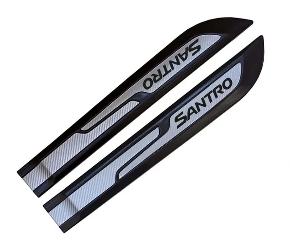 Car_Window_Side_Door_Beading_Silver/Black_Moulding_for_Santro_(Set_of_4_Pcs)