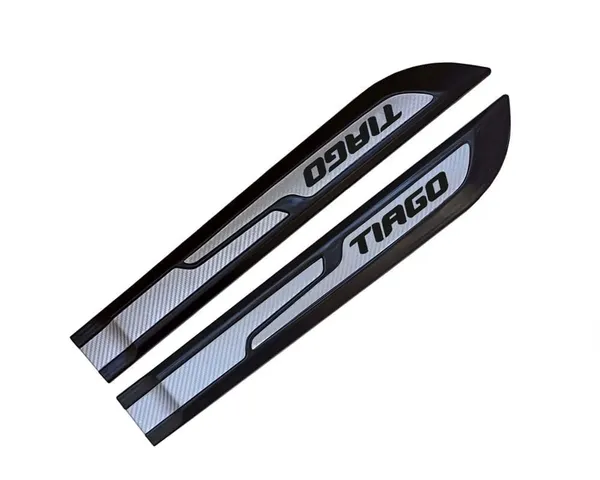 Car_Window_Side_Door_Beading_Silver/Black_Moulding_for_Tiago_(Pack_of_4_Pcs)