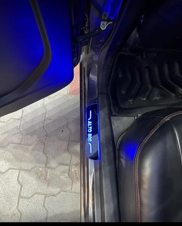 Mirror_finish_LED_Door_Sill_Foot_Step_Plates_compatible_for_Alto_800_(Blue)_Pack_of_4
