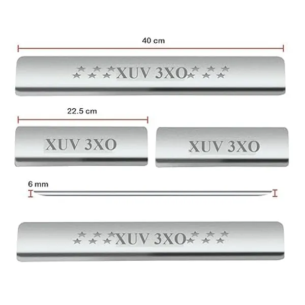 Sill_Plate/Door_Foot_Step_in_Stainless_Steel_Non_led_Xuv_3xo_(Set_of_4_Pcs)