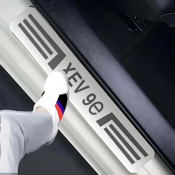Sill_Plate/Door_Foot_Step_in_Stainless_Steel_Non_led_Self-Adhesive_Car_Door_Entry_Guard_Protector_XEV_9e_(Pack_of_4)