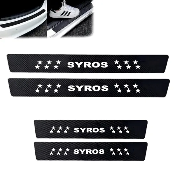 Car_Door_Sill_Protectors_for_Syros_4_Pcs_Reflective_Carbon_Fiber_Vinyl_Threshold_Sticker_Decorative_Car_Door_Scuff_Plate,Anti-Scratch_(Pack_of_4)