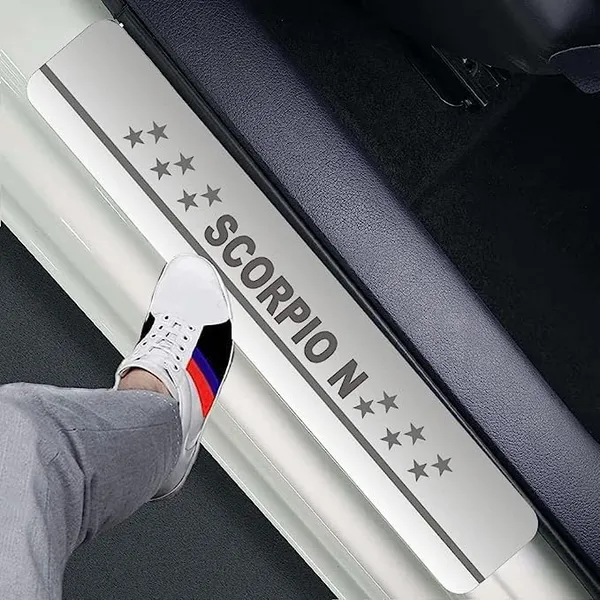 Sill_Plate_Door_Foot_Step_in_Stainless_Steel_Non_led_Self-Adhesive_Car_Door_Entry_Guard_Protector_Scorpio-N_(Set_of_4_Pcs)