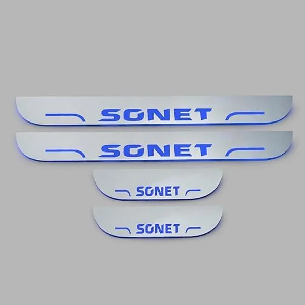 car_Accessories_Sonet_Door_Foot_Step_|_Sill_Plate_Blue_Led_Silver_Mirror_Finish_(Pack_of_4_Pcs)