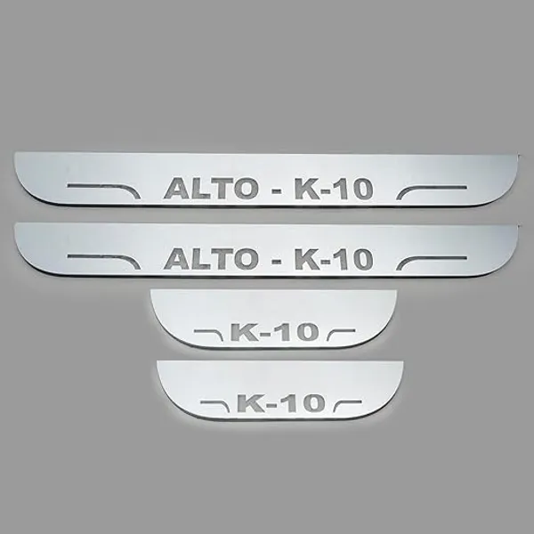 car_Accessories_Alto_K-10_Door_Foot_Step_|_Sill_Plate_Blue_Led_Silver_Mirror_Finish_(Pack_of_4_Pcs)