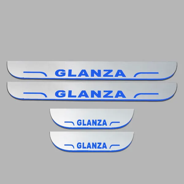 car_Accessories_Glanza_Door_Foot_Step_|_Sill_Plate_Blue_Led_Silver_Mirror_Finish_(Pack_of_4_Pcs)