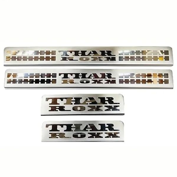 Sill_Plate_Door_Foot_Step_in_Stainless_Steel_Non_led_Self-Adhesive_Car_Door_Entry_Guard_Protector_Thar_Roxx_(Set_of_4_Pcs)
