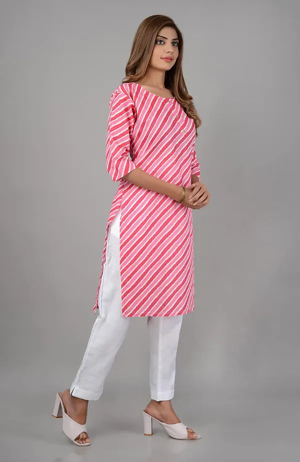 Pink_Printed_Cotton_Straight_Kurti_For_Women