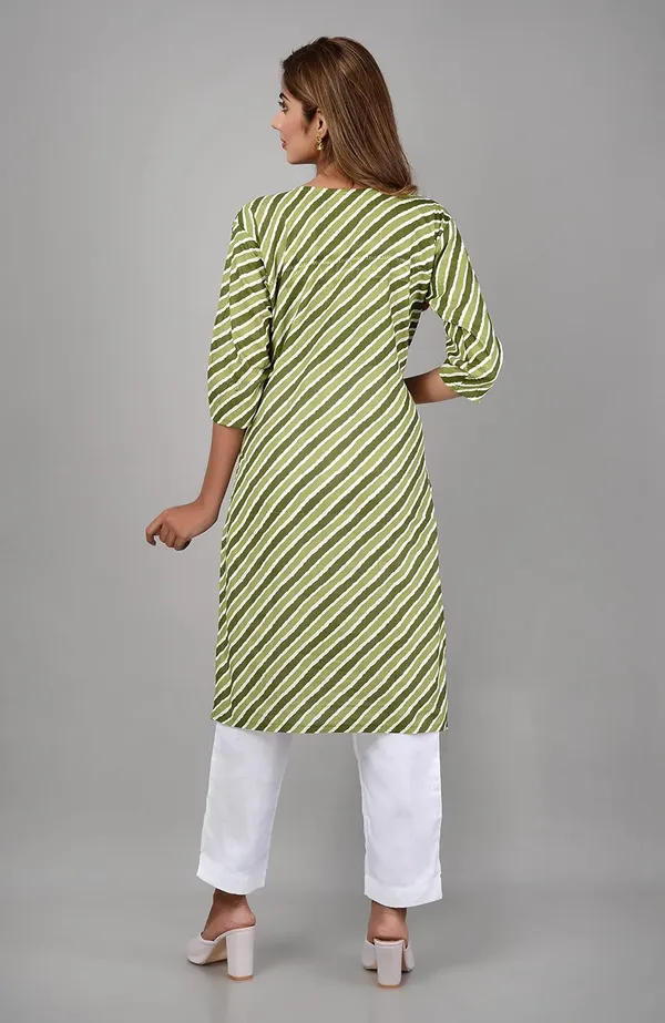 Green_Printed_Cotton_Straight_Kurti_For_Women