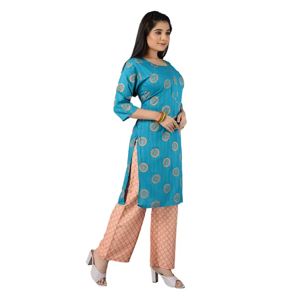 Multicolor_New_Kurta_Pant_Set_For_Women
