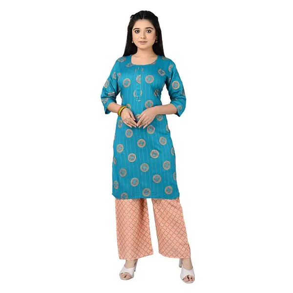 Multicolor_New_Kurta_Pant_Set_For_Women