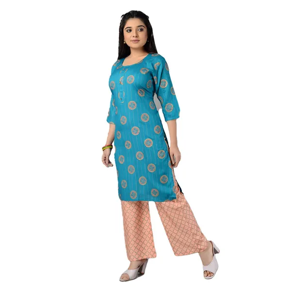 Multicolor_New_Kurta_Pant_Set_For_Women