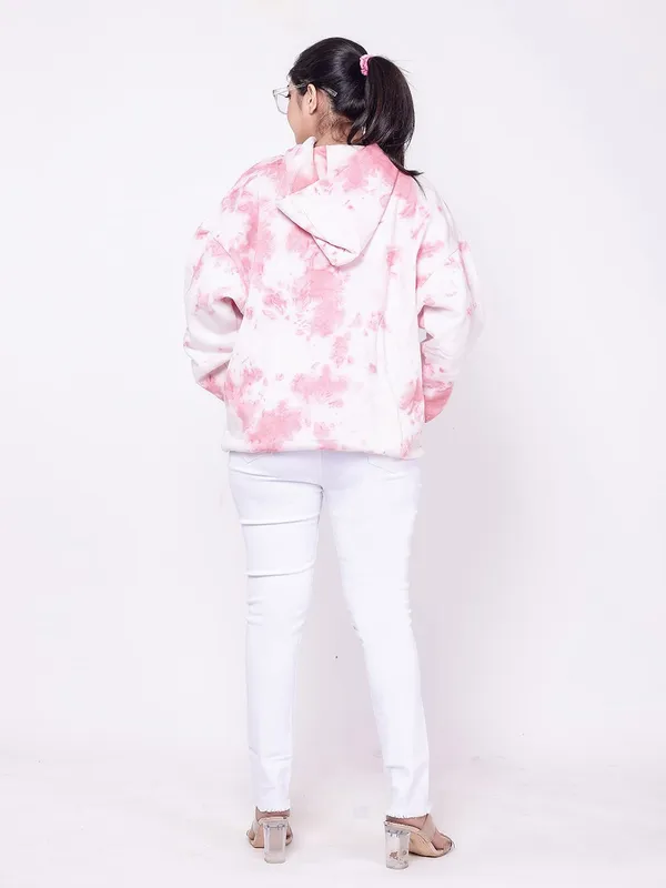 Multicolor_Cotton_Tie_&_Dye_Pull_On_Full_Sleeves_Hooded_Loose_Sweatshirt_With_Kangaroo_Pocket_For_Women