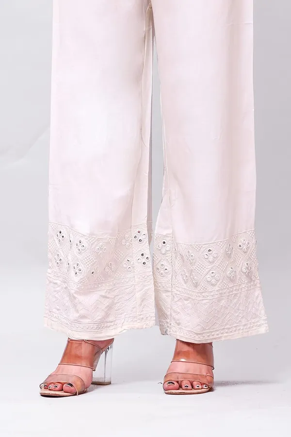 Cream_Trendy_Palazzo_With_Mirror_Work_For_Women
