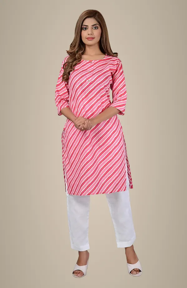 Pink_Printed_Cotton_Straight_Kurti_For_Women
