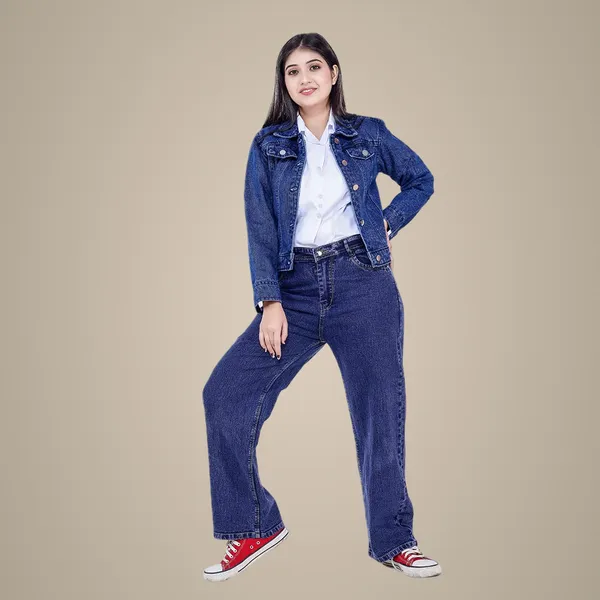 Blue_Comfort_Fit_I_Flared_I_Boot_Leg_Jeans_For_Women