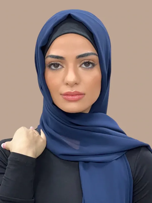 Blue_Premium_Malaysian_Diamond_Georgette_Hijab_|_170_Cm_By_80_Cm