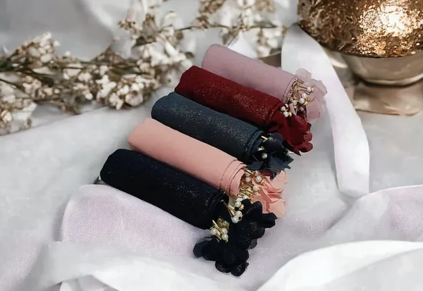 Navy_Blue_Premium_Malaysian_Diamond_Georgette_Shimmer_Heart_Latkan_Hijab_|_170_Cm_By_80_Cm