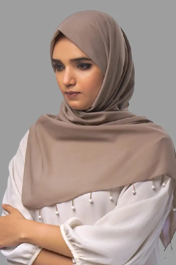 Khudra_Nude_Premium_Malaysian_Diamond_Pearl_Georgette_/Moti_Latkan_Hijab_|_170_Cm_By_80_Cm