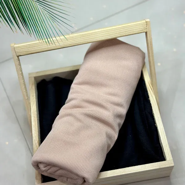 Beige_Premium_Quality_Bamboo_Ribbed_Jersey_Hijab_|_190Cm_By_80_Cm