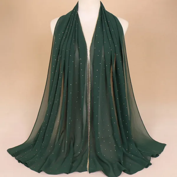 Dark_Green_Premium_Malaysian_Lace_Diamond_Georgette_Hijab_Lace_Hijab_With_Diamond_And_Rhinestone_|_170_Cm_By_80_Cm