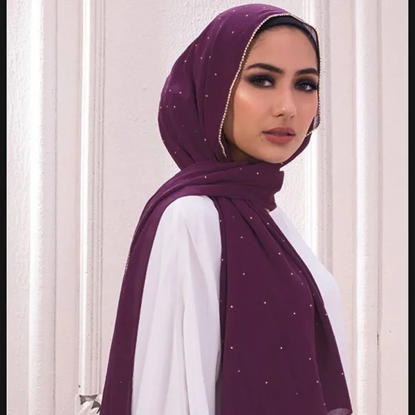 Dark_Purple_Premium_Malaysian_Lace_Diamond_Georgette_Hijab_Lace_Hijab_With_Diamond_And_Rhinestone_|_170_Cm_By_80_Cm