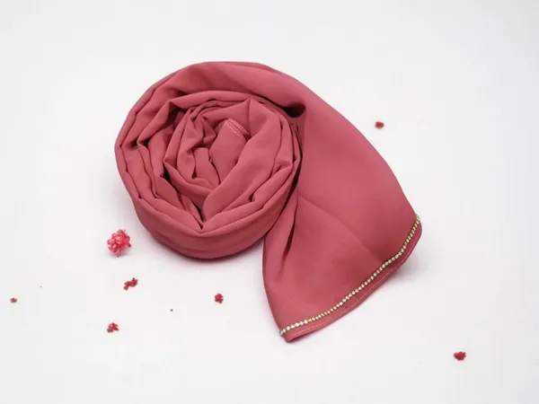Dark_Pink_Premium_Malaysian_Lace_Diamond_Georgette_Lace_Hijab_|_170_Cm_By_80_Cm