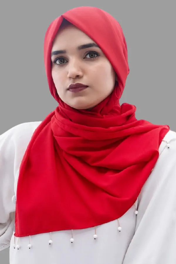 Red_Premium_Malaysian_Diamond_Pearl_Georgette_/Moti_Latkan_Hijab_|_170_Cm_By_80_Cm