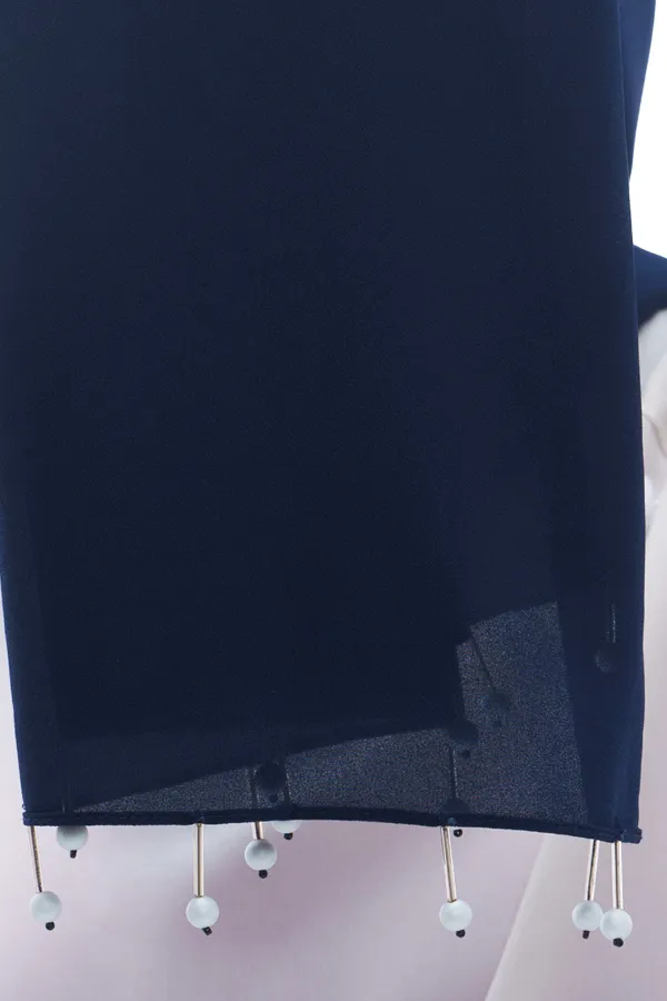 Navy_Blue_Premium_Malaysian_Diamond_Pearl_Georgette_/Moti_Latkan_Hijab_|_170_Cm_By_80_Cm