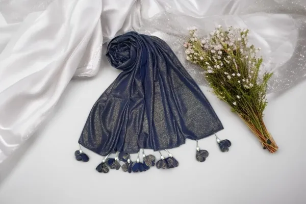 Blue_Premium_Malaysian_Diamond_Georgette_Shimmer_Heart_Latkan_Hijab_|_170_Cm_By_80_Cm