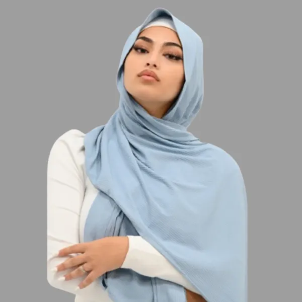 Blue_Premium_Quality_Bamboo_Ribbed_Jersey_Hijab_|_190Cm_By_80_Cm