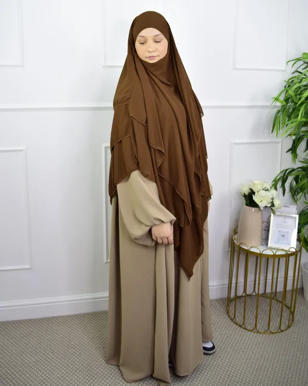 Burnt_Brown_Momin_Premium_Khimar_Hijab_Triple_Layer_Khimar_Hijab