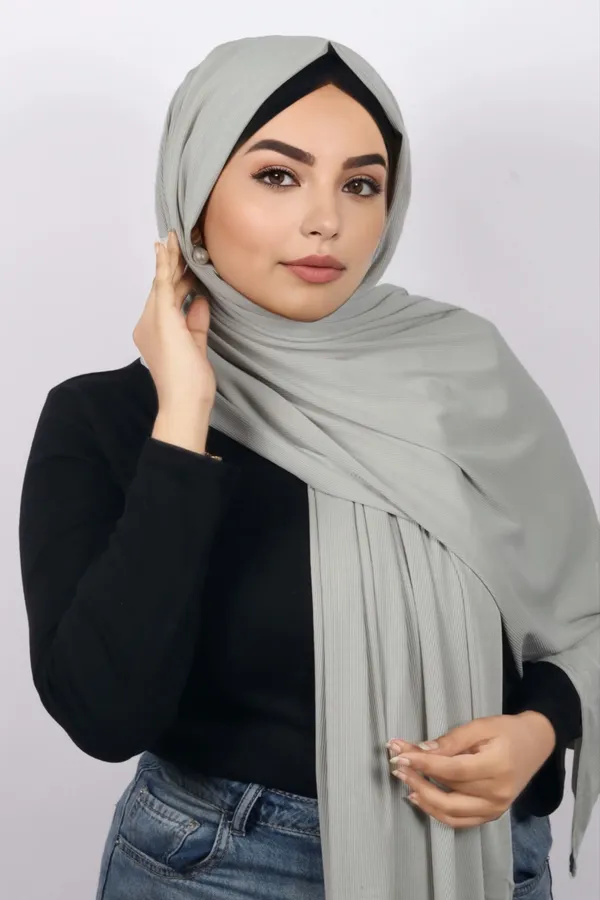 Light_Grey_Premium_Quality_Bamboo_Ribbed_Jersey_Hijab_|_190Cm_By_80_Cm