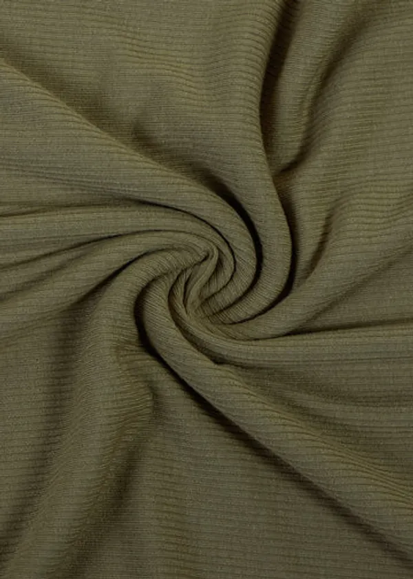 Mehendi_Green_Premium_Quality_Bamboo_Ribbed_Jersey_Hijab_|_190Cm_By_80_Cm