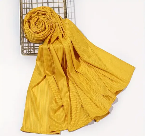 Mustard_Premium_Quality_Bamboo_Ribbed_Jersey_Hijab_|_190Cm_By_80_Cm