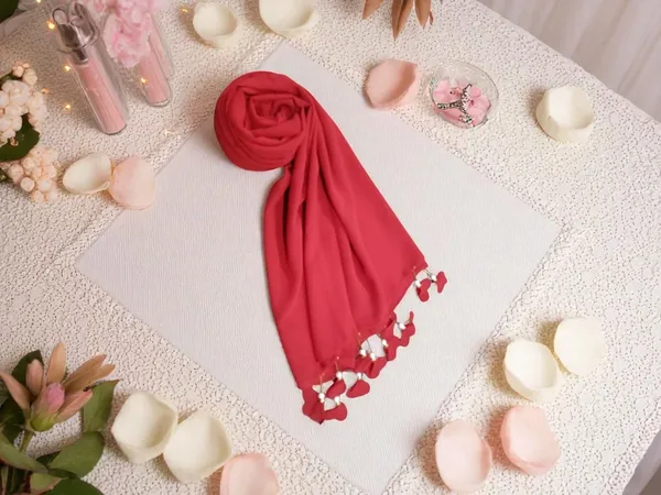 Red_Premium_Malaysian_Diamond_Georgette_Heart_Latkan_Hijab_|_170_Cm_By_80_Cm
