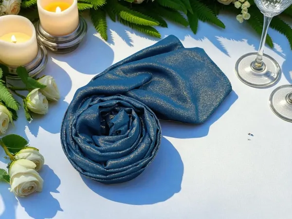 Navy_Blue_Premium_Malaysian_Plain_Shimmer_Georgette_Shimmer_Hijab_|_170_Cm_By_80_Cm