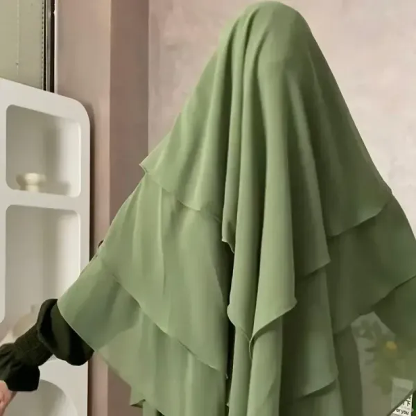 Mehendi_Green_Momin_Premium_Khimar_Hijab_Triple_Layer_Khimar_Hijab