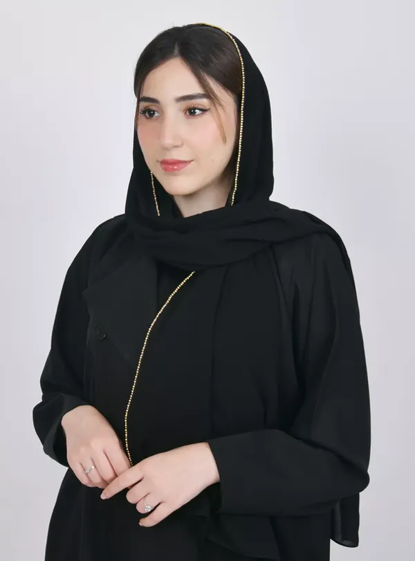 Black_Premium_Malaysian_Lace_Diamond_Georgette_Lace_Hijab_|_170_Cm_By_80_Cm