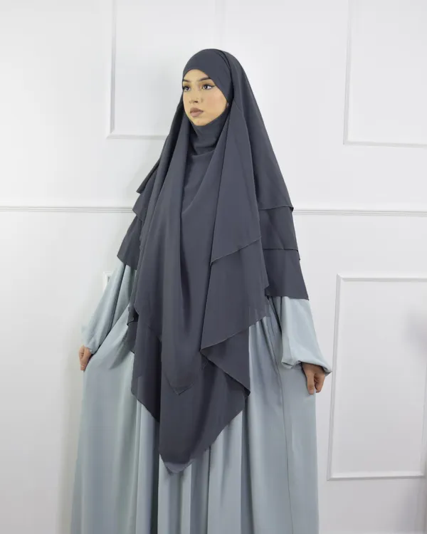 Cement_Grey_Momin_Premium_Khimar_Hijab_Triple_Layer_Khimar_Hijab