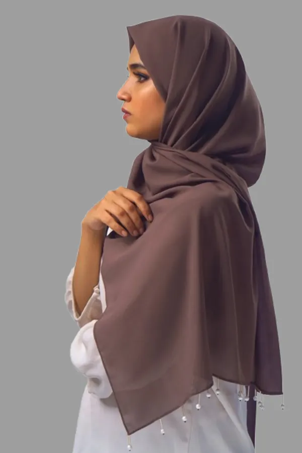 Brownnude_Premium_Malaysian_Diamond_Pearl_Georgette_/Moti_Latkan_Hijab_|_170_Cm_By_80_Cm