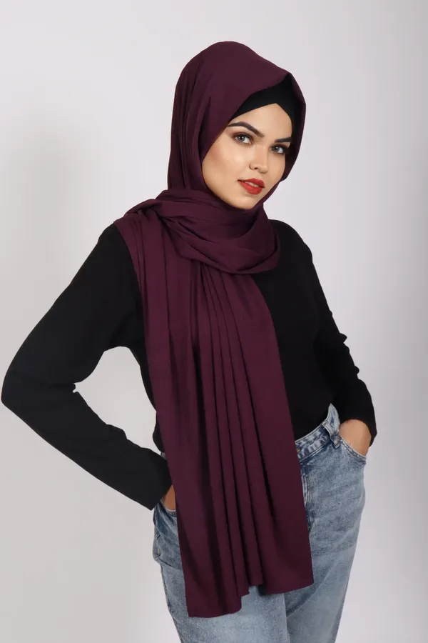 Dark_Purple_Premium_Quality_Bamboo_Ribbed_Jersey_Hijab_|_190Cm_By_80_Cm
