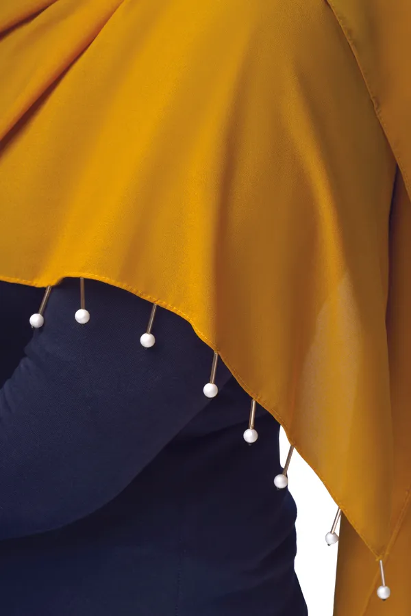 Mustard_Premium_Malaysian_Diamond_Pearl_Georgette_/Moti_Latkan_Hijab_|_170_Cm_By_80_Cm