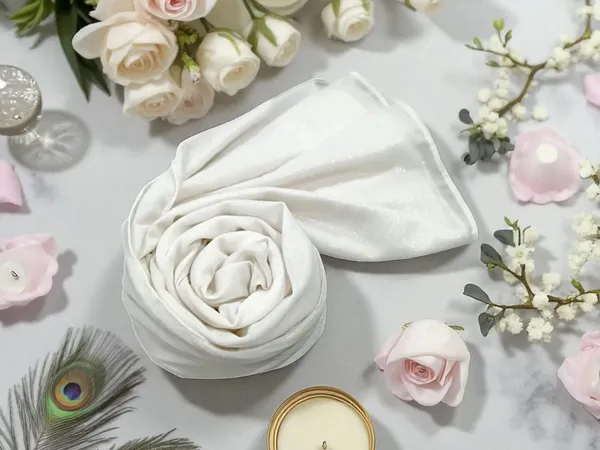 White_Premium_Malaysian_Plain_Shimmer_Georgette_Shimmer_Hijab_|_170_Cm_By_80_Cm