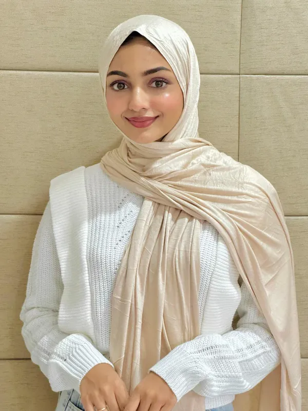 Dull_White_Premium_Quality_Bamboo_Jersey_Hijab_|_190Cm_By_80_Cm