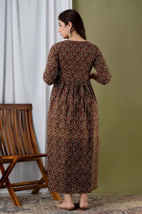 Paan_Pure_Cotton_Printed_Maternity_Kurti_|_For_Women