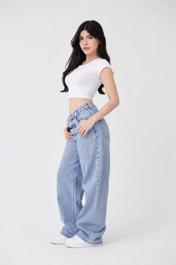 White_Cotton_Premium__Short_Sleeve_Crop_Top_For_Women