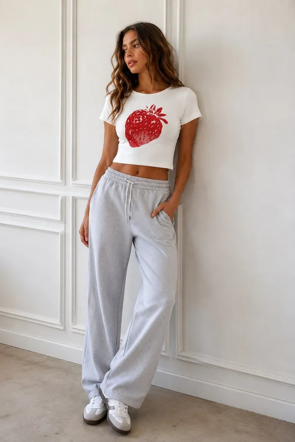 White_Slim_Fit_Crop_Top